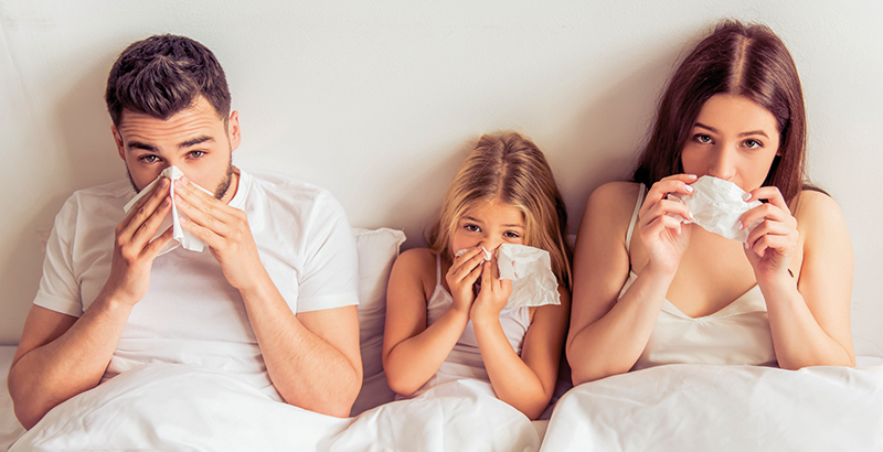 Un calo progressivo, ma ecco 720 mila nuovi casi di infezioni respiratorie in una sola settimana