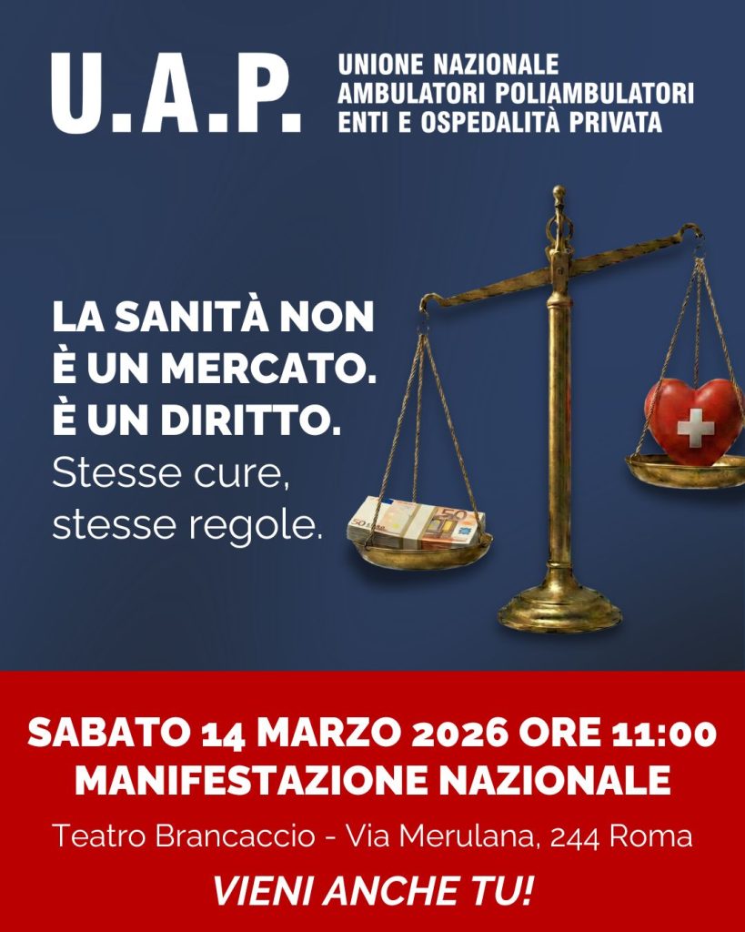 SANITÀ, AISI: “IL 14 MARZO MANIFESTAZIONE NAZIONALE PER CHIEDERE REGOLE OMOGENEE, RESPONSABILITÀ CLINICA CERTA E SOSTENIBILITÀ REALE DEL SISTEMA” 1 logo uap