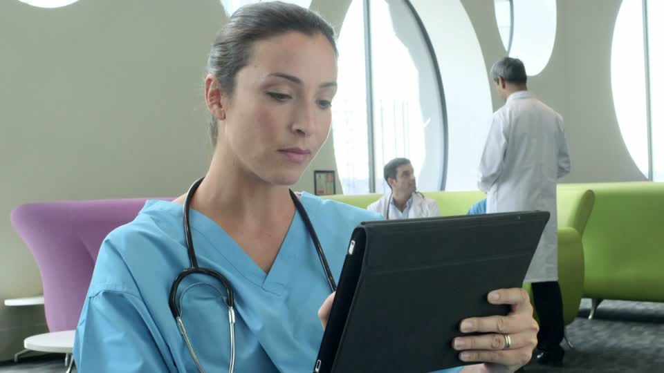 917229546 sala dello staff apple ipad infermiera ospedale