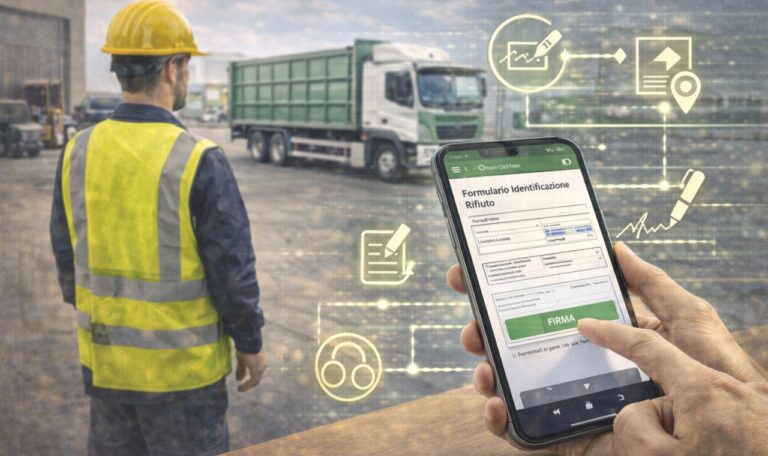 Gruppo ECOSafety: RENTRI, conto alla rovescia per il FIR Digitale. Tre scadenze decisive tra il 5 agosto e il 16 settembre: nuovi requisiti tecnici dell'App, fine del regime transitorio e obbligo definitivo per tutti gli iscritti 1 app rentri fir digitale 768x456 1