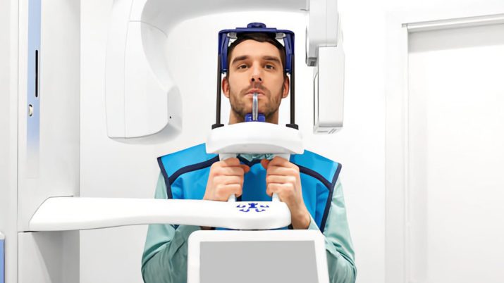 posizione paziente ortopantomografia